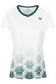 Victor Sport-Shirt T-54103 A (100% Polyester) weiss/grün Damen