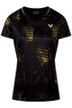 Victor Sport Shirt T-54102 C (100% Polyester) black/yellow ladies