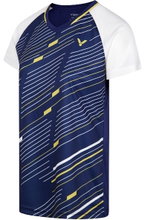 Victor Sport-Shirt T-44100 B (100% recycled Polyester) dark blue/white Women