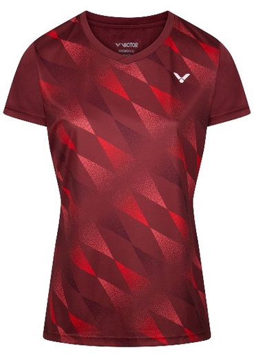 Victor Sport-Shirt T-44102 D (hohe Atmungsaktivität) rot Damen