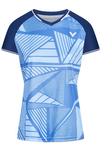 Victor Sport-Shirt T-64100 B (100% Polyester) blau Damen