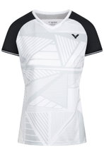 Victor Sport Shirt T-64101 A (100% Polyester) white/black ladies