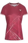 Victor Sport-Shirt T-64103 D (100% Polyester) bordeaux Damen