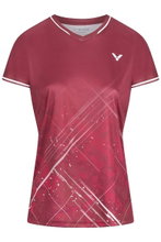 Victor Sport Shirt T-64103 D (100% Polyester) burgundy Ladies