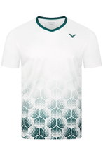 Victor Sport T-shirt T-53103 A (100% Polyester) white/green boys