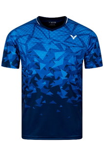 Victor Sport-Tshirt T-53100 B (100% Polyester) blau/navyblau Herren