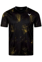 Victor Sport T-shirt T-53102 C (100% Polyester) black/yellow men's