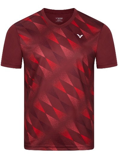 Victor Sport-Tshirt T-43102 D (hohe Atmungsaktivität) rot Jungen