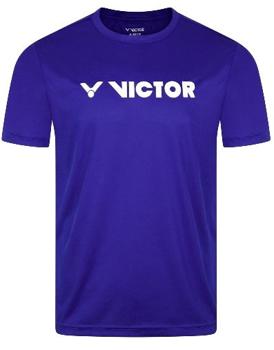 Victor Sport-Tshirt T-43104 B (100% Polyester) blau Herren