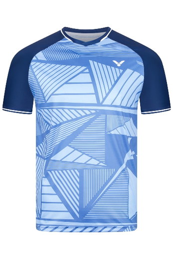 Victor Sport-Tshirt T-63100 B (100% Polyester) blau Jungen