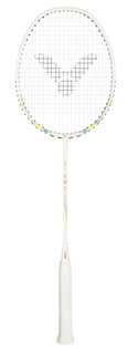 Victor Badmintonschläger Thruster K Fire Works A 78g/kopflastig/flexibel 2025 weiss - unbesaitet -