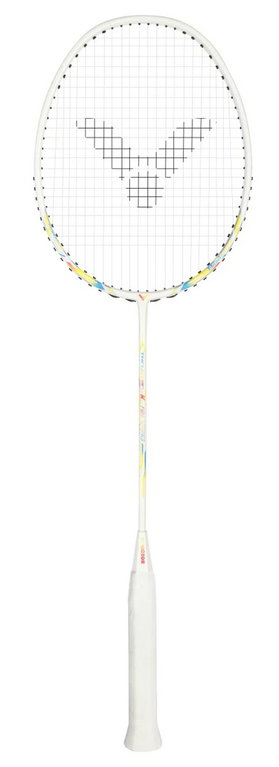 Victor Badmintonschläger Thruster K Fire Works A 78g/kopflastig/flexibel 2025 weiss - unbesaitet -