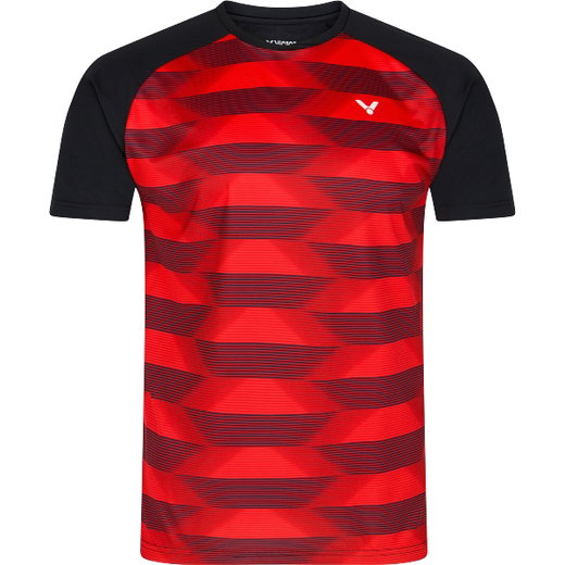 Victor Sport-Tshirt T-33102 CD Team Series schwarz/rot Jungen