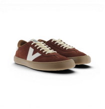 buty do biegania Victoria Barfussschuhe Sneaker Olmo (skóra zamszowa, elastyczna podeszwa, szeroka przestrzeń na palce) - brązowe