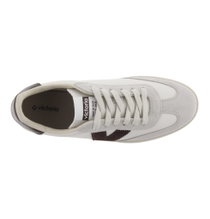 victoria Sneaker Berlin Ciclista (Lederoptik/Velourleder) - weiss/dunkelbraun