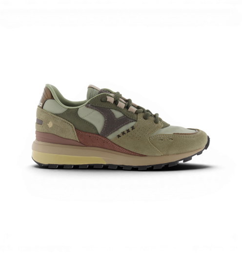 victoria Sneaker Luna (Nylon/Velourleder) - khakigrün Damen