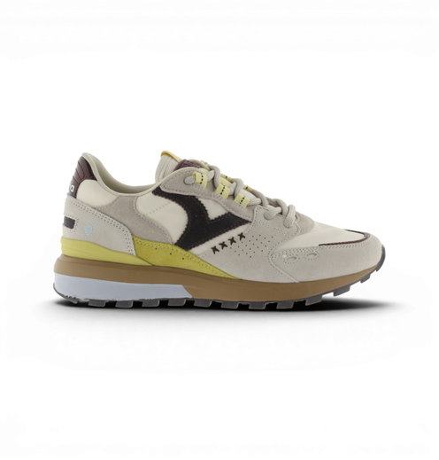 Victoria Sneaker Luna (Nylon/Velour Leather) - beige Ladies