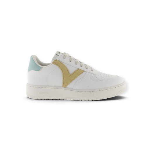victoria Sneaker Madrid (Lederoptik/Farbe) - weiss/gelb