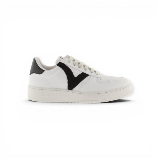victoria Sneaker Madrid (Lederoptik) - weiss/schwarz