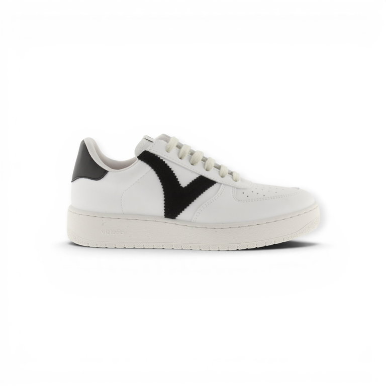 Victoria Sneakers Madrid (leather look) - white/black