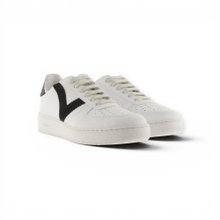 victoria Sneaker Madrid (Lederoptik) - weiss/schwarz