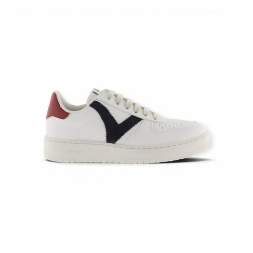 victoria Sneaker Madrid (Lederoptik) - weiss/marineblau