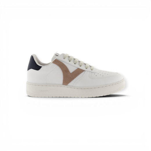 Victoria Sneakers Madrid (Leather Look) - White/Brown