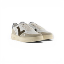 victoria Sneaker Seul (Lederoptik/Velourleder) - weiss/beige /marineblau