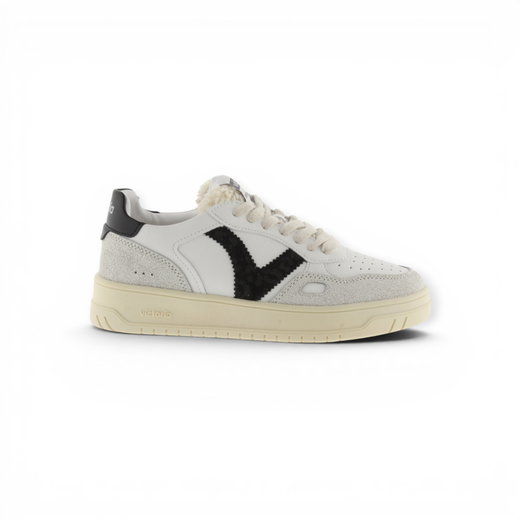 victoria Sneaker Seul Animal (Ledereffekt/Velourleder) - weiss/grau Damen