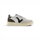 victoria Sneaker Seul (Ledereffekt/Velourleder&Metall) - weiss/khakigrün Damen