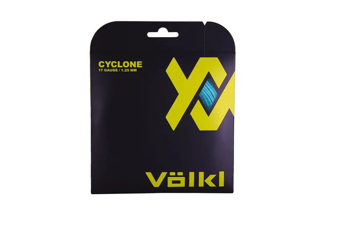 Völkl Tennissaite Cyclone (Haltbarkeit+Spin) neon blau 12m Set