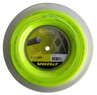 Völkl Tennissaite Cyclone (Haltbarkeit+Spin) gelb 200m Rolle