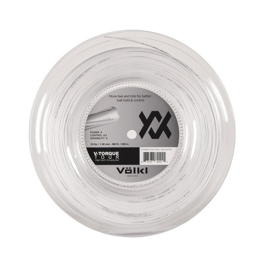 Völkl Tennissaite V-Torque Tour weiss 200m Rolle