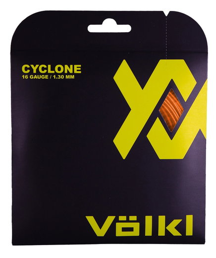 Völkl Tennissaite Cyclone (Haltbarkeit+Spin) orange 12m Set