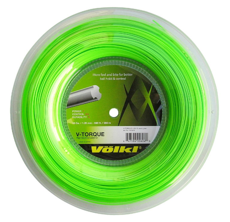 Völkl Tennissaite V Torque grün 200m Rolle