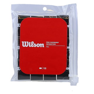 Wilson Overgrip Pro Sensation 0.4mm schwarz 12er