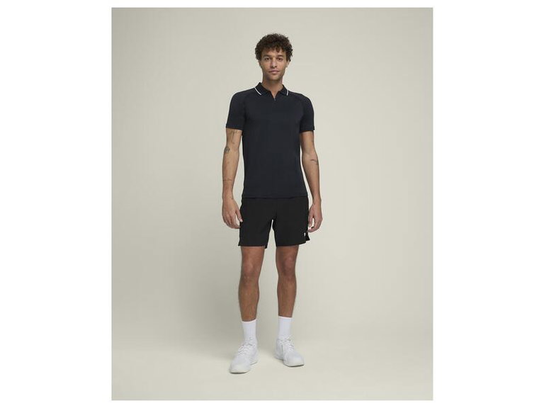 Wilson Tennis-Polo Team Seamless 2024 schwarz Herren