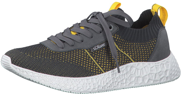 s.Oliver Sneaker Sockliner mit Ortholite - Textil - grau Herren