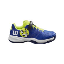 Wilson Buty tenisowe Kaos Emo Klett Allcourt 2024 niebiesko/żółte dla małych dzieci