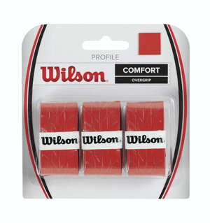 Wilson Overgrip Profile 0.6mm rot 3er