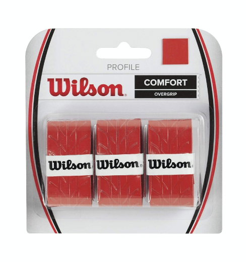 Wilson Overgrip Profile 0.6mm rot 3er