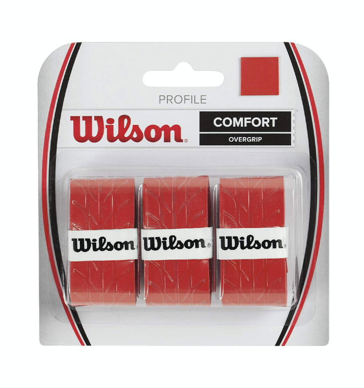 Wilson Overgrip Profile 0.6mm rot 3er