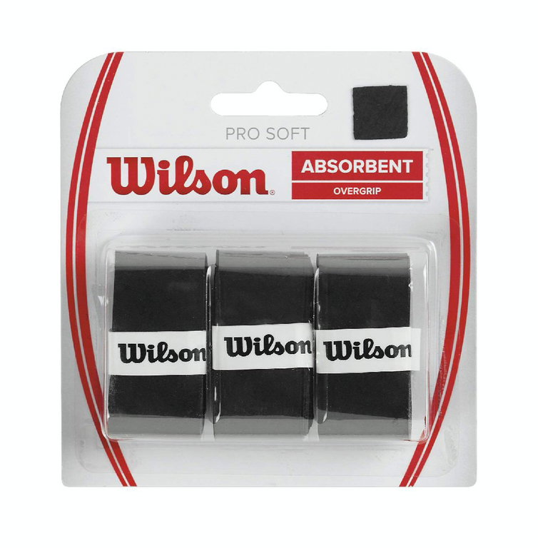 Wilson Overgrip Pro Soft 0.55mm schwarz 3er