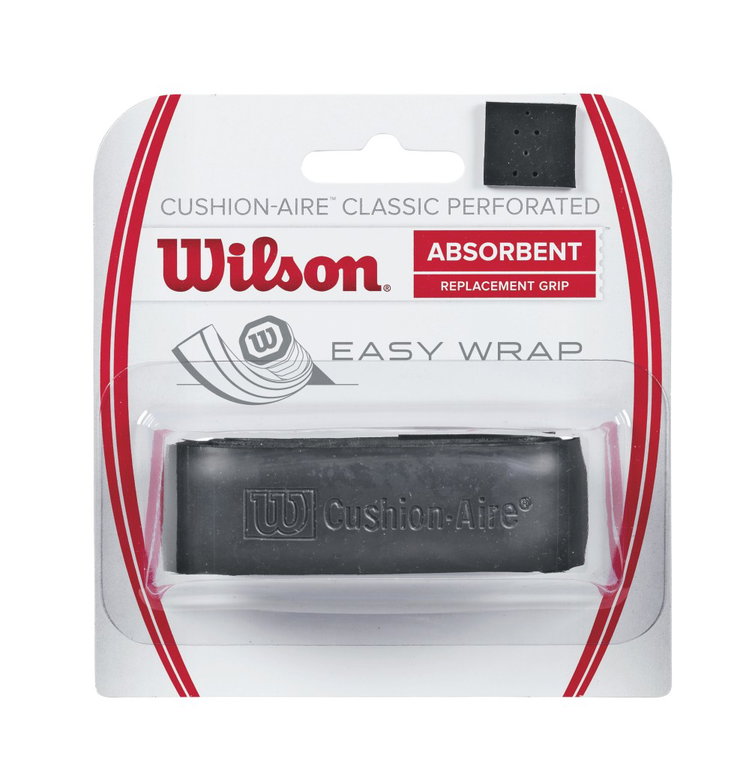 Wilson Basisband Cushion Aire Classic Perforated schwarz - 1 Stück