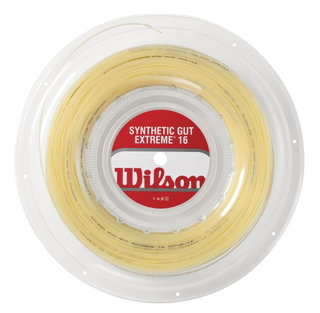 Stringing with Wilson Synthetic Gut Extreme tennis string