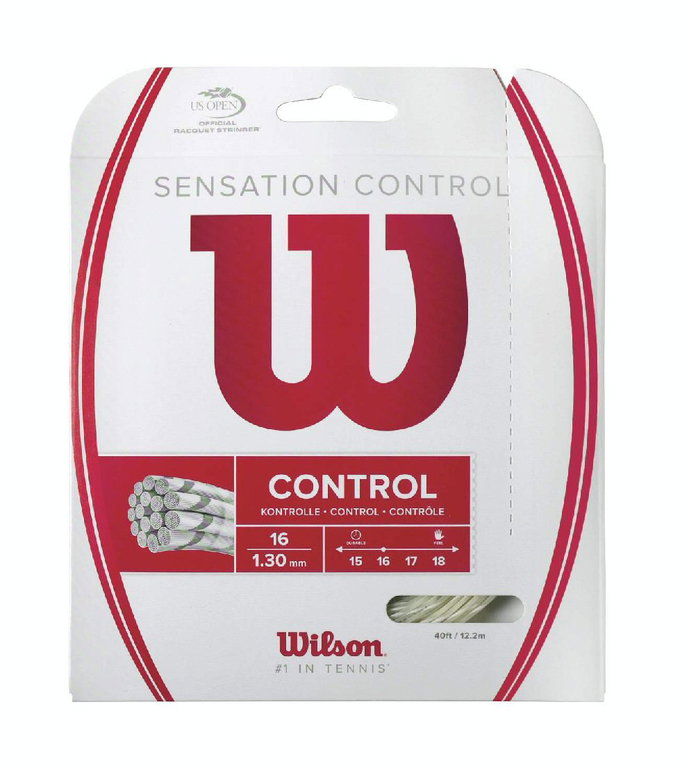 Wilson Tennissaite Sensation Control 1.30 (Kontrolle+Touch) natur 12m Set