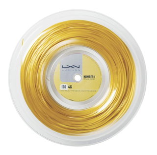 Luxilon Tennissaite 4G (Haltbarkeit+Power) gelb 200m Rolle