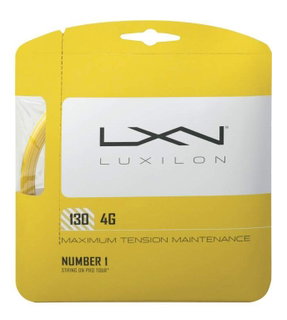 Luxilon Tennissaite 4G (Haltbarkeit+Power) gelb 12m Set