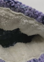 Wakefield Wintermütze Pom Pom lila Mädchen - 1 Stück