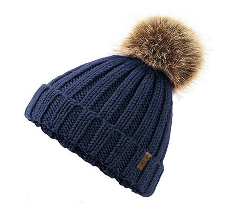 Wakefield Wintermütze Schneeflocke navyblau Kinder- 1 Stück